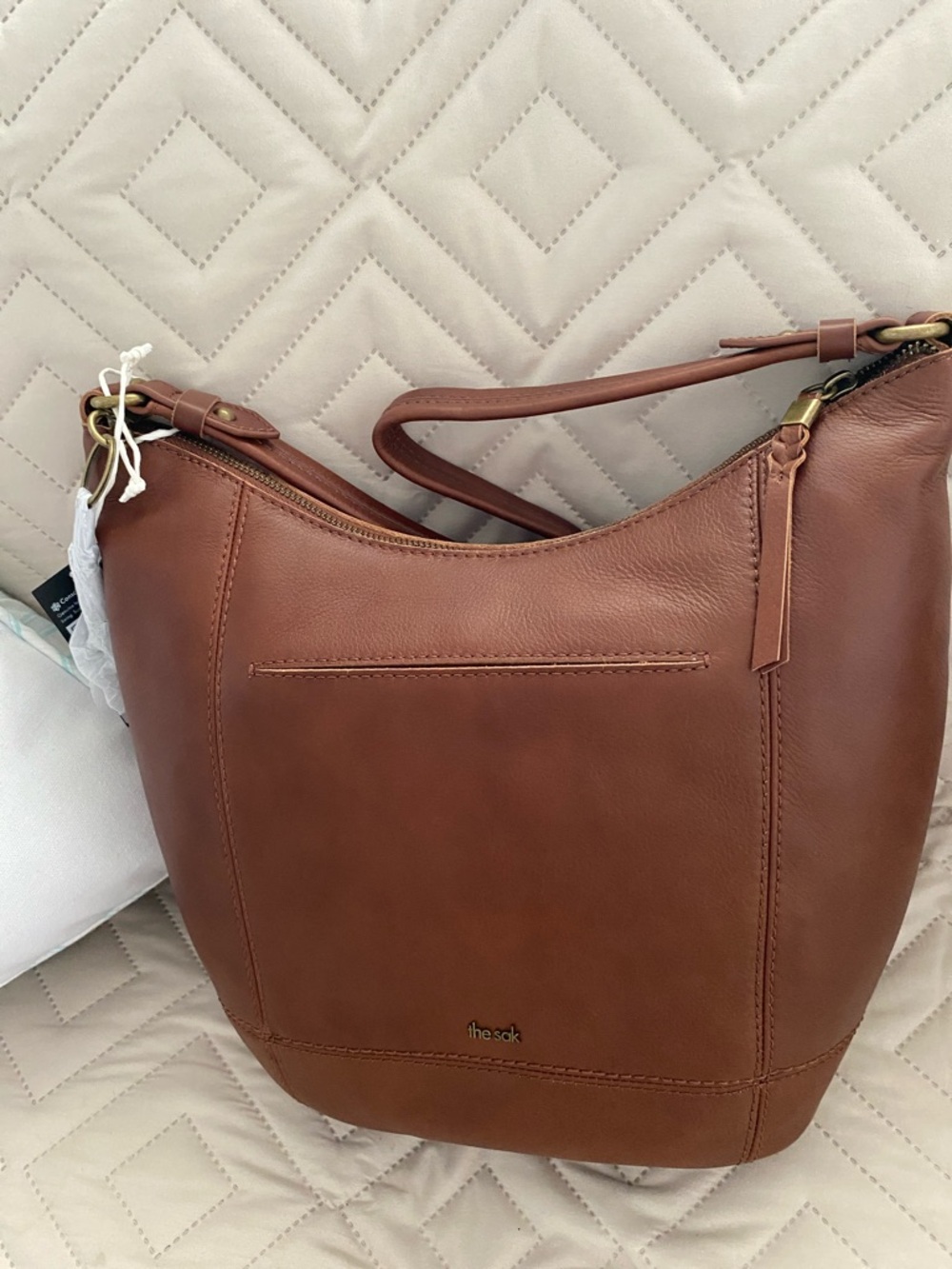 The Sak Brown (Whiskey) Leather Sequoia Hobo Bag
